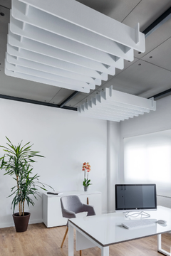 R · PET - Recycled fabric acoustic baffles by Made Design - view 2